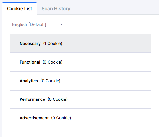cookieyes detected cookies list