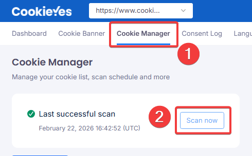 cookieyes cookie scan wordpress