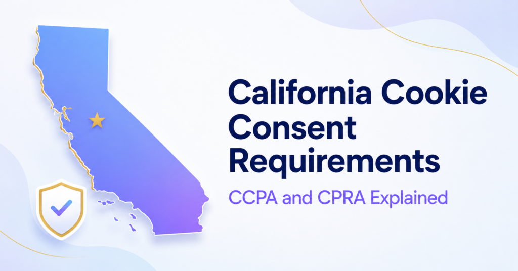 California cookie consent requirements under the CCPA and CPRA